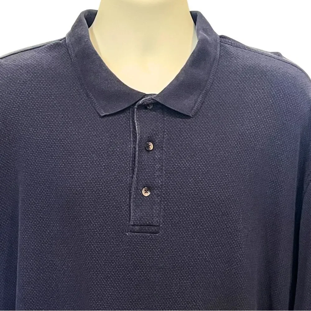 Greg Norman Collection Men's Black Polo Shirt - XXL